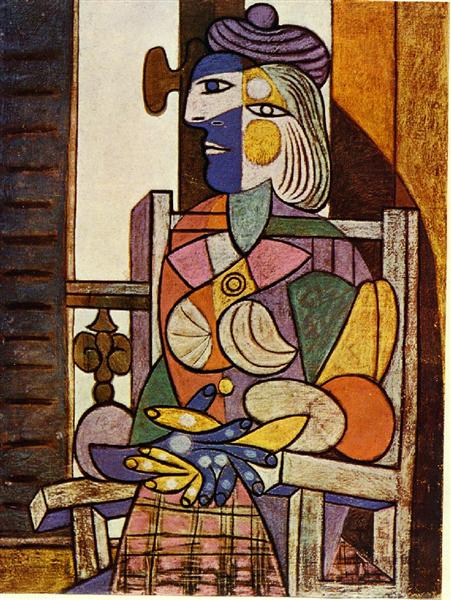 Pablo Picasso Paintings Seated Portrait Of Marie-Therese Walter